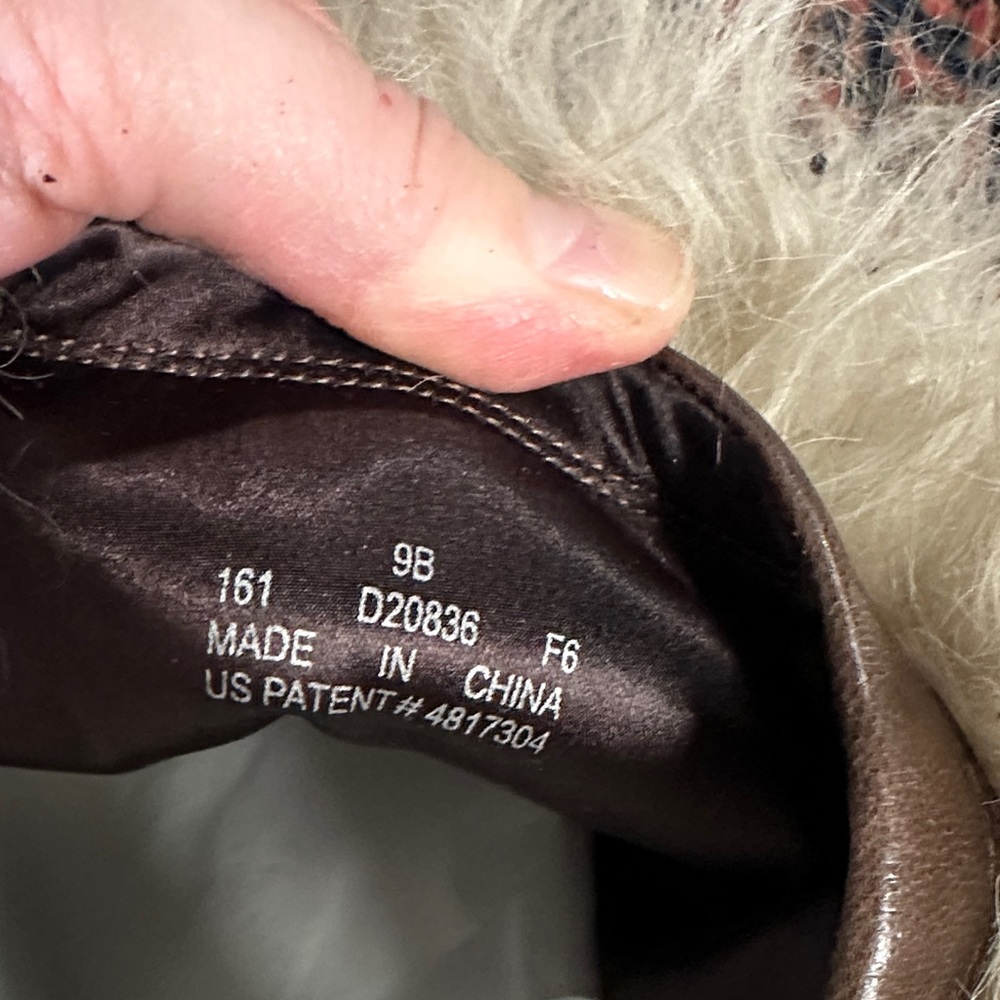 Cole Haan Brown and Cream Fur Boots - Picture 4 of 4